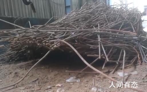 揭废旧钢筋黑色产业链 上万吨翻新钢筋流入工地