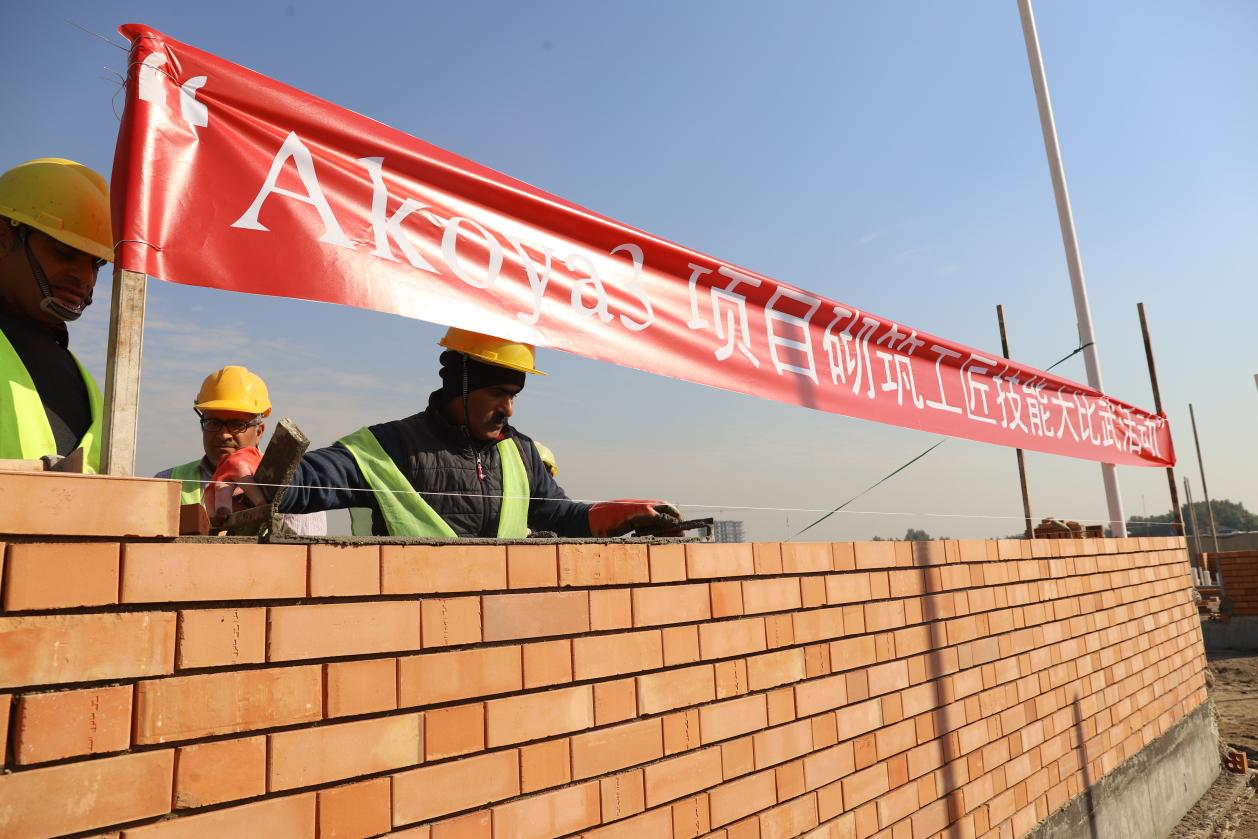 图为比武现场,中建一局伊拉克分公司供图